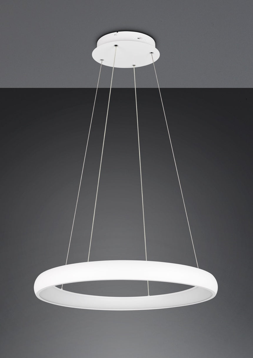 Trio Cardona LED Pendant Ceiling Lamp White 59W CCT 75cm 349617531