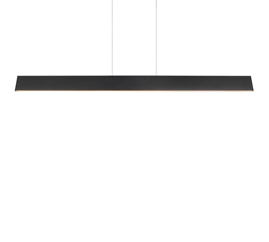 Lámpara de techo colgante Trio Galway LED negro mate CCT regulable táctil 150cm 349710132 - vista 5