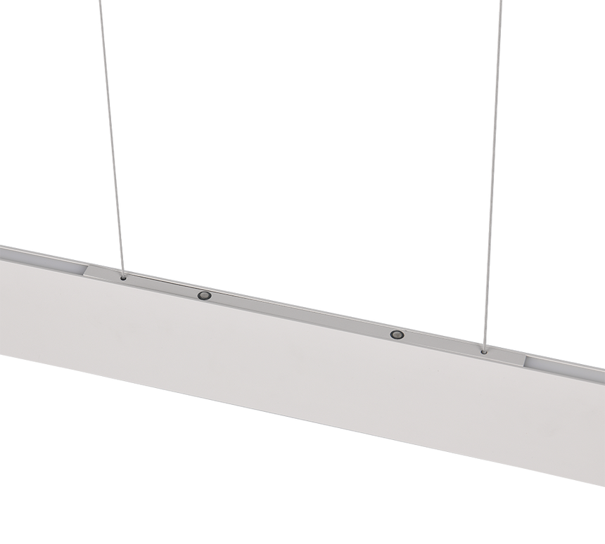Lámpara de techo colgante Trio Galway LED gris cálido táctil CCT 150cm 349710176