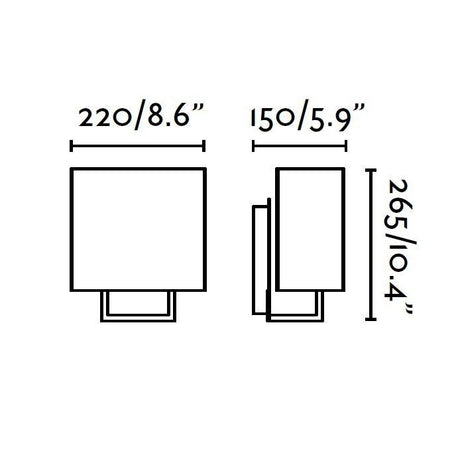 Faro Vesper 29981 Aplique 1 L pantalla beig