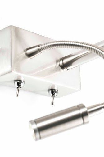 Faro Sabana 29992 Aplique 2L LED niquel mate y pantalla beig