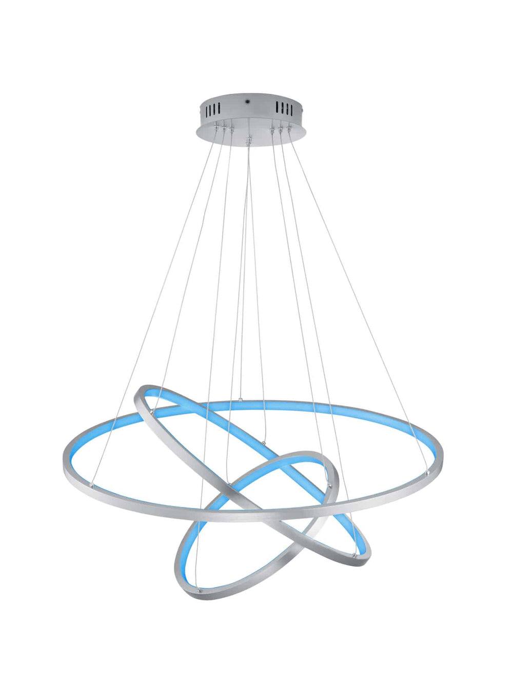 Trio Aaron Matte Nickel Metal LED Pendant Lamp 352710307