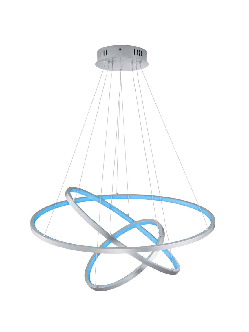 Trio Aaron Matte Nickel Metal LED Pendant Lamp 352710307