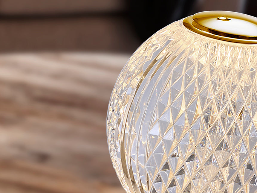 Lámpara de sobremesa bolas Schuller Austral LED 1 luz oro 3000K 10cm 353618 - imagen 3