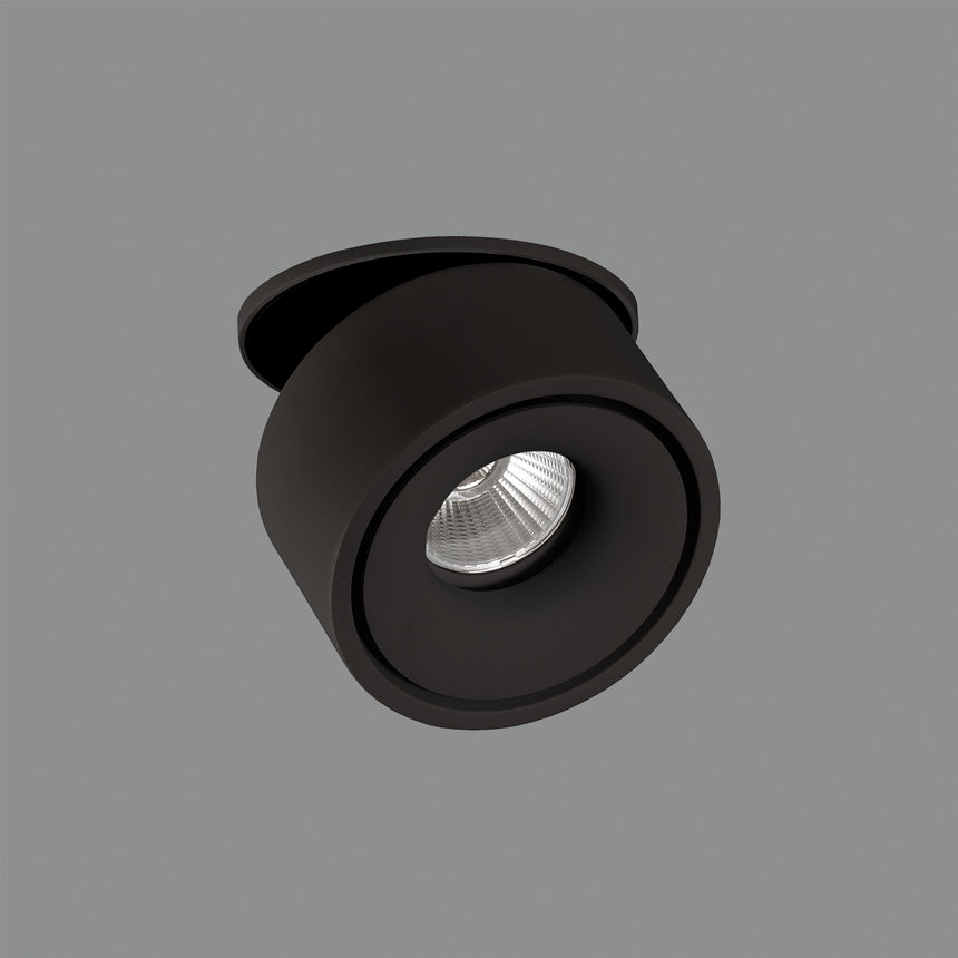 ACB Apex Recessed 3538/10 Black, COB LED 13W 3000K 891lm, CRI90 I, integrated LED, Adjustable P353810N