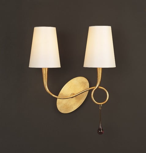 Mantra Paola Dorada Golden wall lamp 3547
