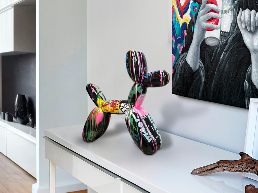 Figura decorativa Schuller Balloon Dog decoración: grafiti 41cm 356640 - vista alternativa