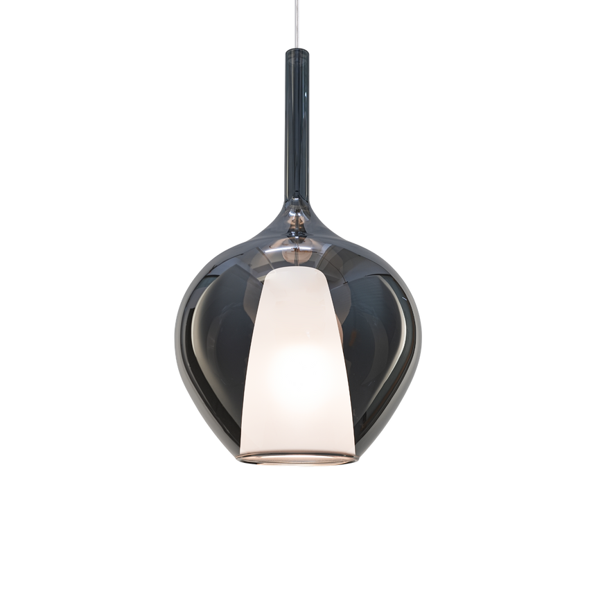 Lámpara colgante Ideal Lux Kalique fumé 42W Ø28cm 359465
