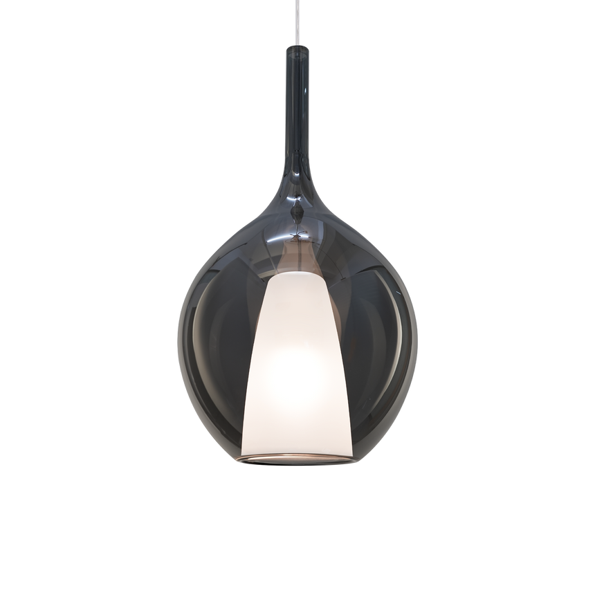 Lámpara colgante Ideal Lux Kalique fumé 42W Ø28cm 359618