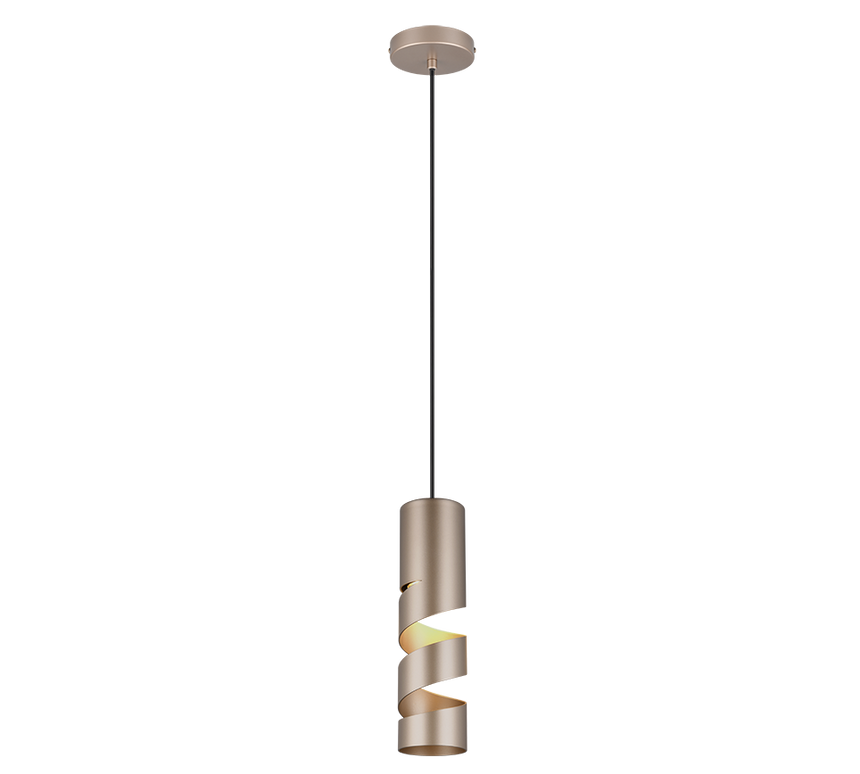 Lámpara de techo colgante Trio Stream 150cm marrón café — ref. 364000165 (1)