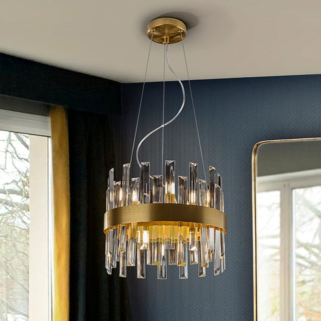 Lámpara de techo colgante Schuller Grace 10 luces oro Ø35cm 365185 - imagen 4