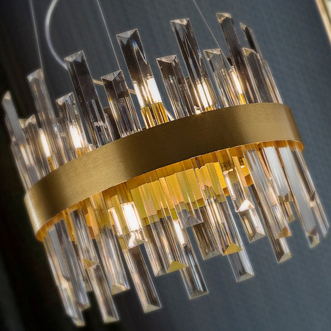 Lámpara de techo colgante Schuller Grace 10 luces oro Ø35cm 365185 - imagen 3
