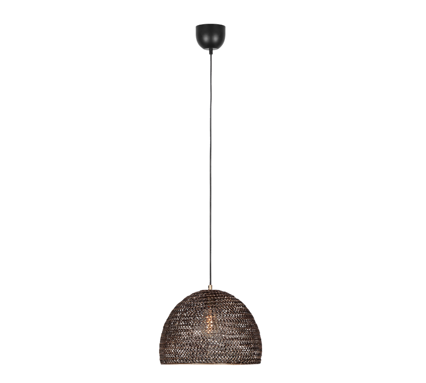 Lámpara de techo colgante Trio Kamara LED latón antiguo 3000K 150cm 365290104