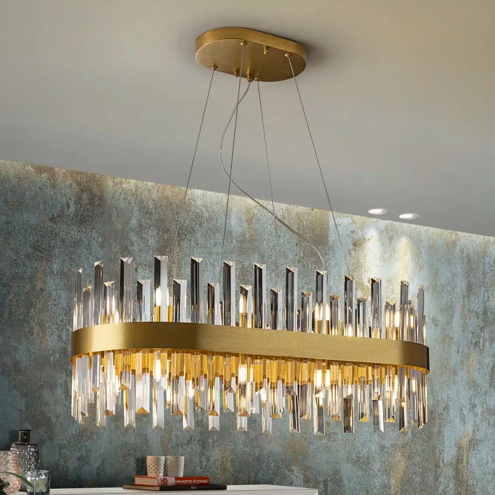 Schuller Grace Pendant Ceiling Light 20 Lights Gold 365369