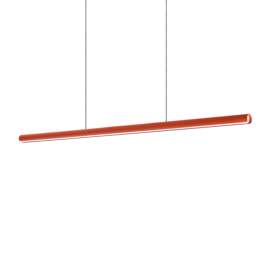 Lámpara colgante Ideal Lux Dorica arancione LED 35W regulable Ø140cm 366418