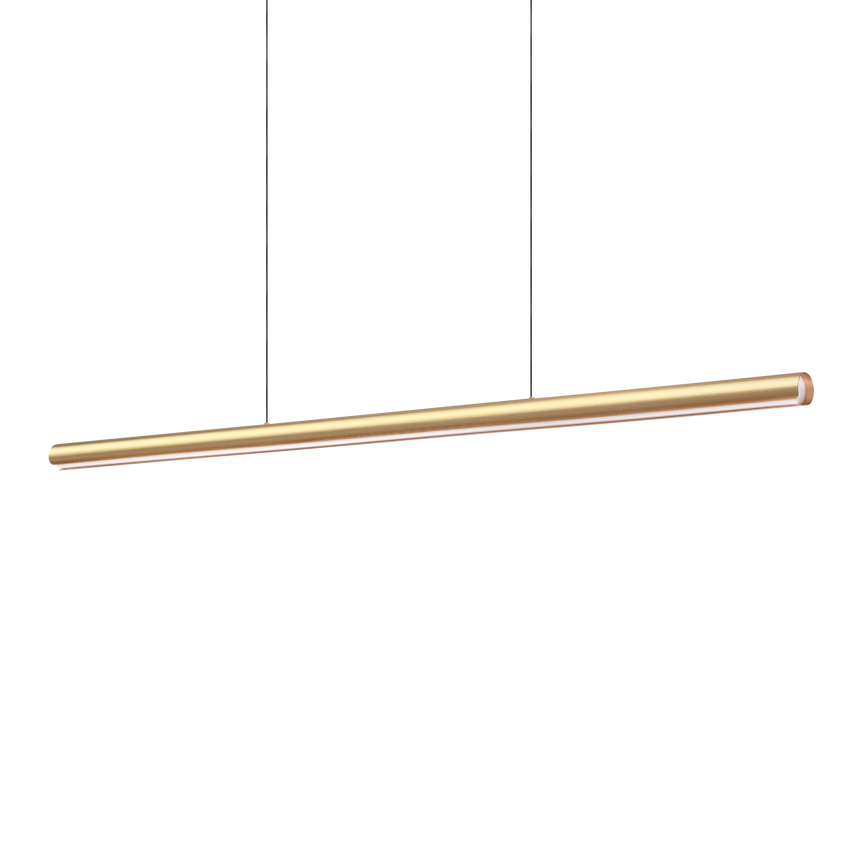 Lámpara colgante Ideal Lux Dorica cobre LED 35W regulable Ø140cm 366432