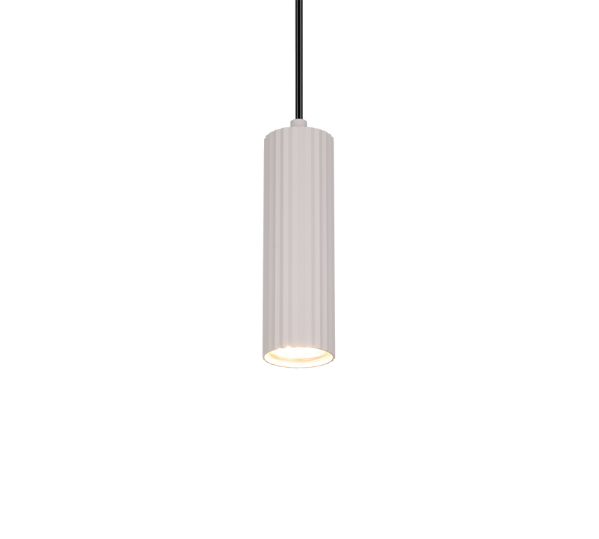 Lámpara de techo colgante Trio Soka LED gris cálido 3000K 150cm 367700176