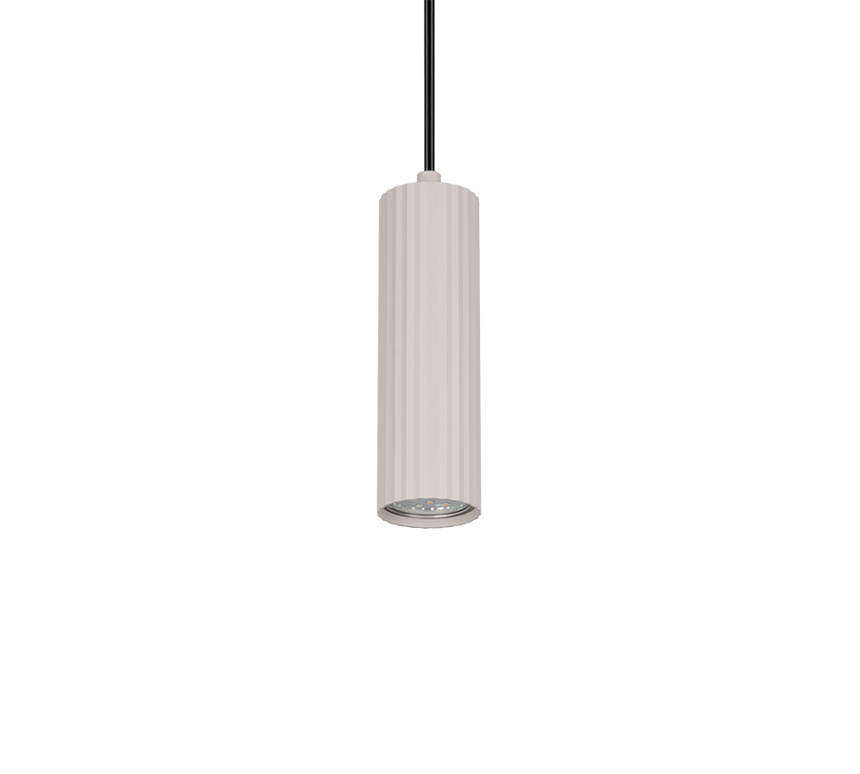 Lámpara de techo colgante Trio Soka LED gris cálido 3000K 150cm 367700176