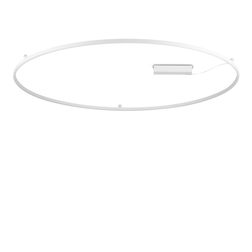 Plafón de techo Ideal Lux Oracle Slim blanco LED 81W Ø150cm 370361