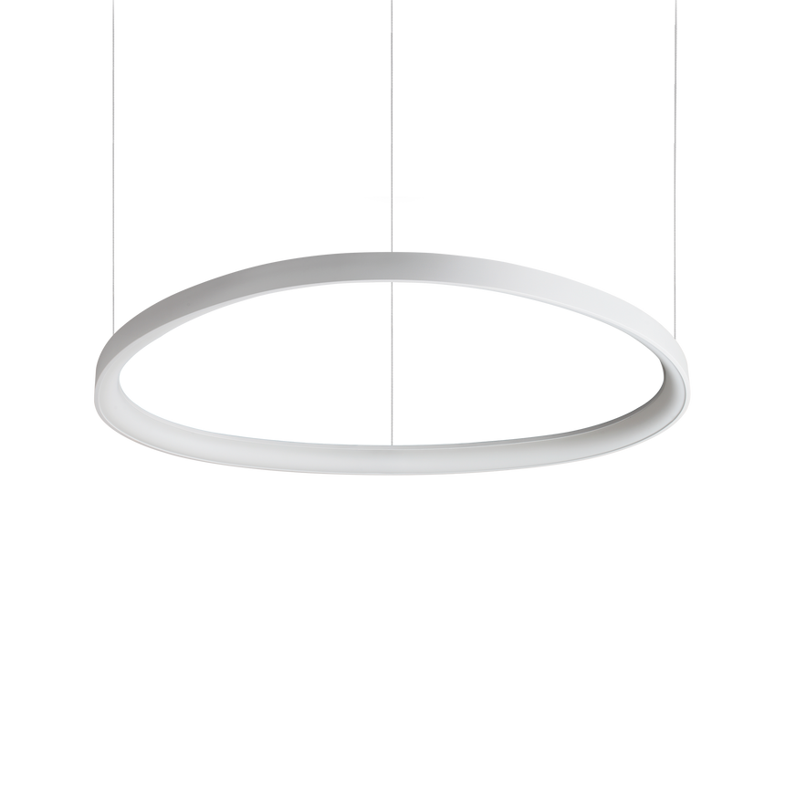 Lámpara colgante Ideal Lux Gemini blanco LED 56W 4000K Ø81cm 372181