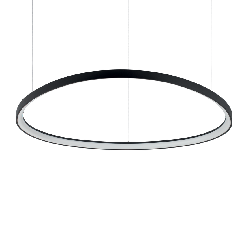 Lámpara colgante Ideal Lux Gemini negro LED 78W Ø105cm 372228