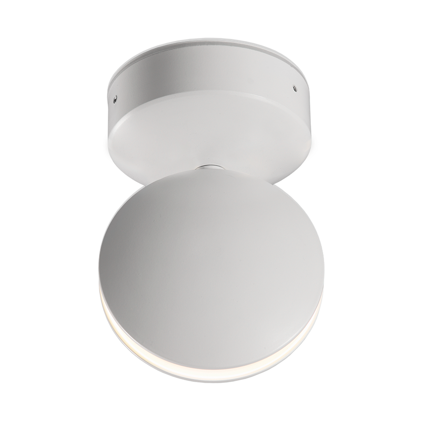 ACB Spectra Ceiling Light 3731/12 Textured White, 7W 3000K LED, 770lm, CRI90 IP54, Integrated LED P37310B