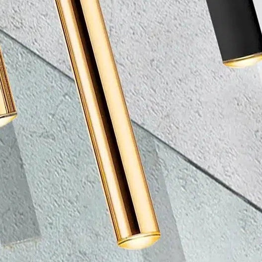 Schuller Varas Lámpara de techo colgante oro/negro 11 luces dimable 373357D