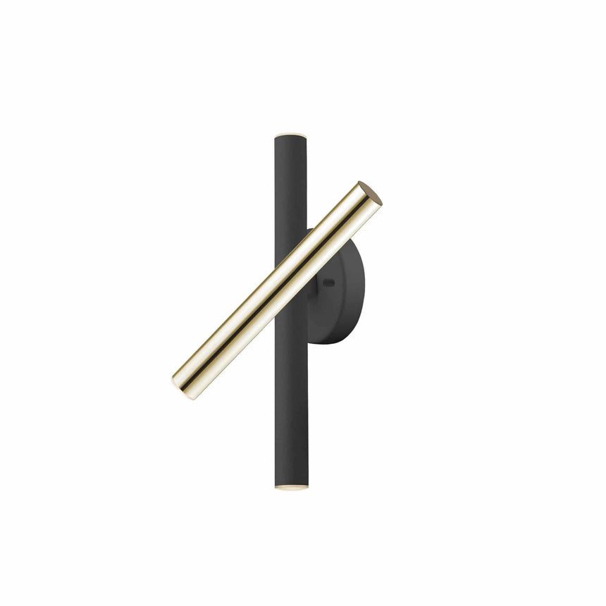 Schuller Varas 373845 wall light gold/black 3l