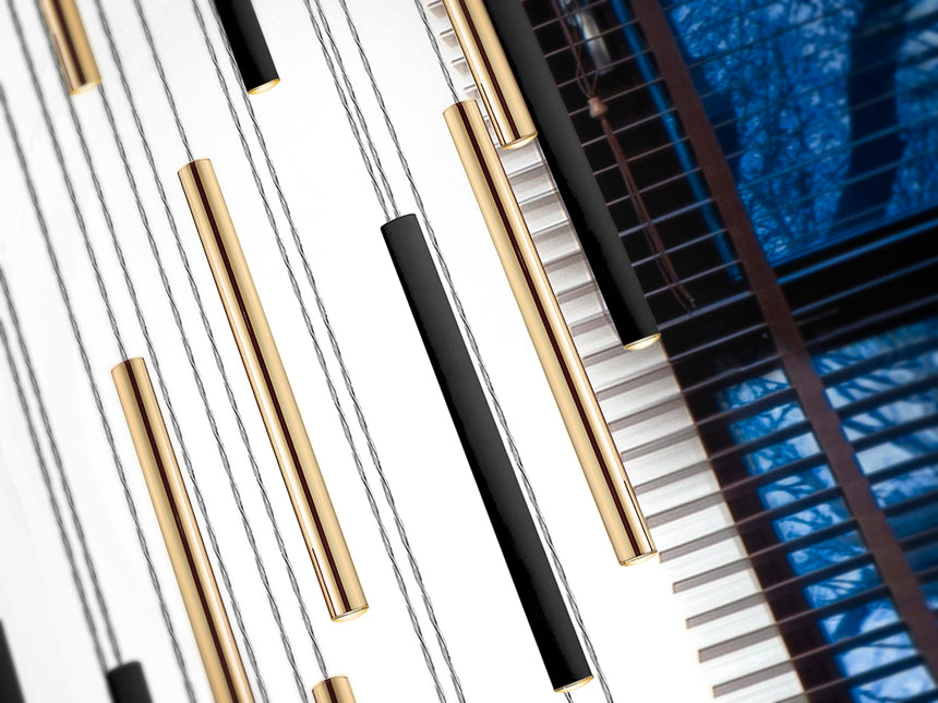 Lámpara de techo colgante Schuller Varas grande 25 luce - ambiente