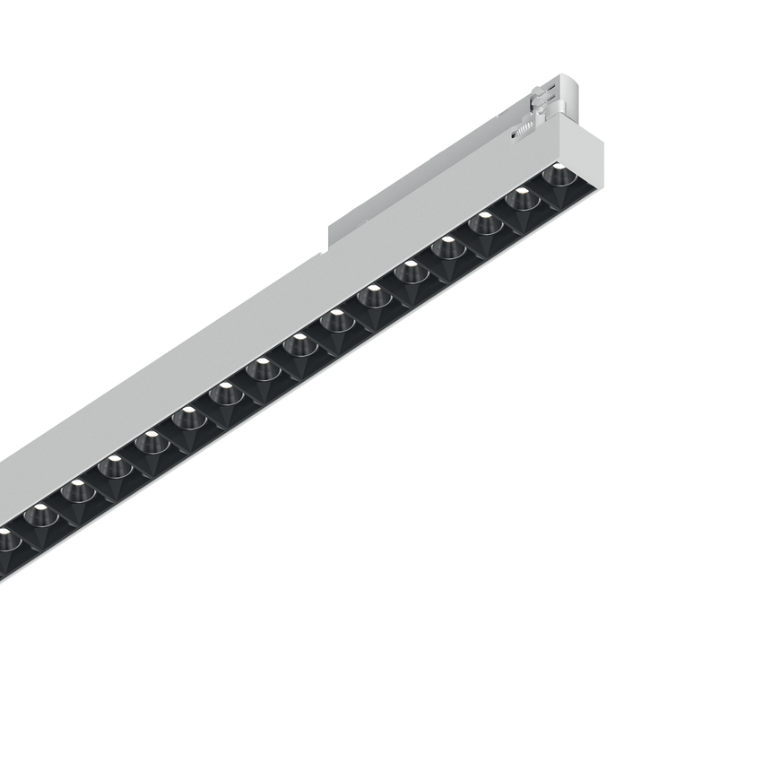 Foco de carril Ideal Lux Display blanco LED 14W 3000K regulable Ø53,5cm 375267