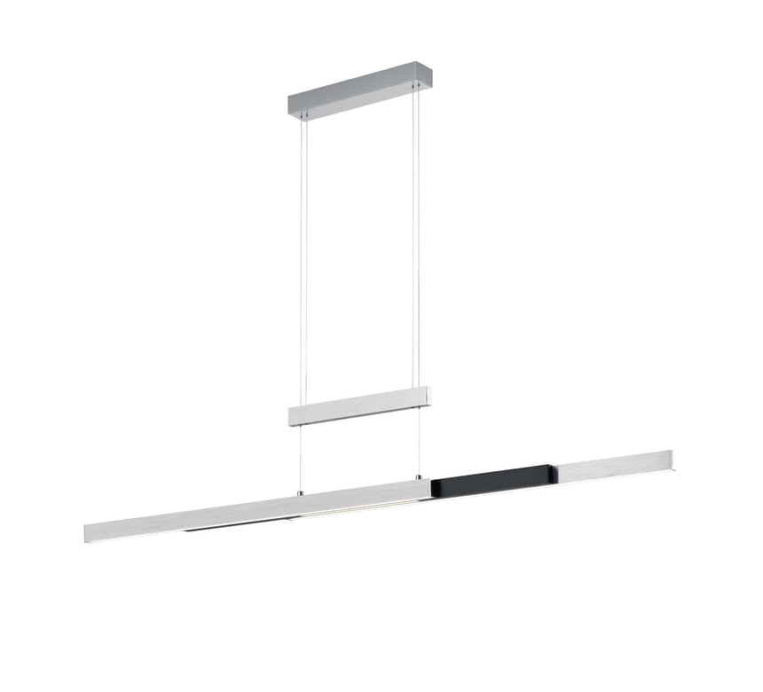 Trio Trajan polished aluminum metal LED pendant lamp 375310505