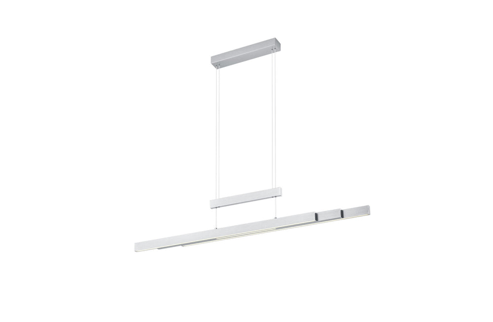 Trio Trajan Matte Nickel Metal LED Pendant Lamp 375310507