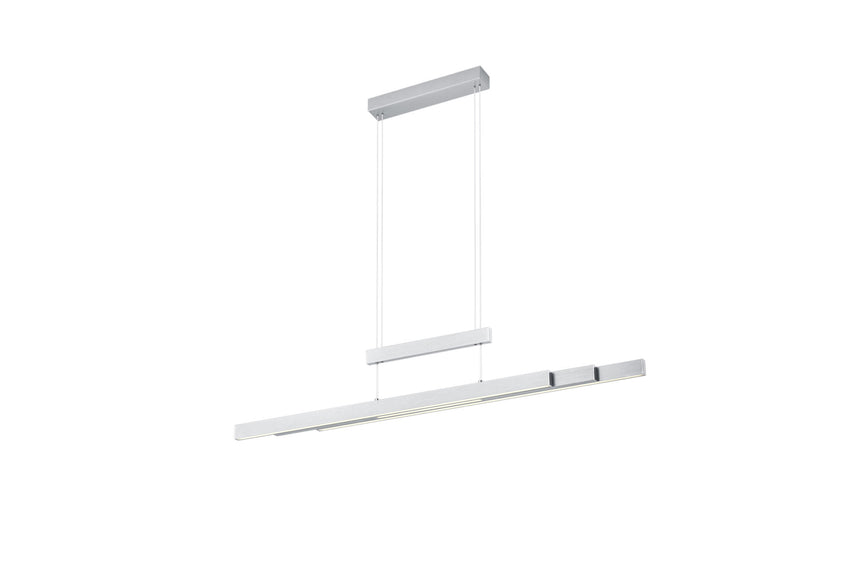 Trio Trajan Matte Nickel Metal LED Pendant Lamp 375310507