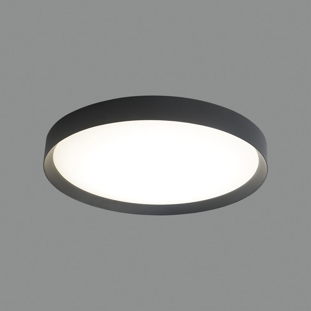 ACB Minsk Ceiling Light 3758/40 Textured Black, LED 22W 4000K 1460lm, CRI90, Integrated LED P375841N