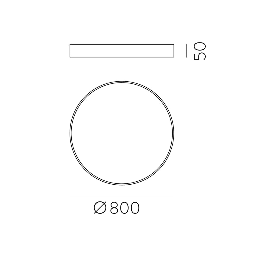 Plafón ACB London Casambi blanco LED P376080BCA