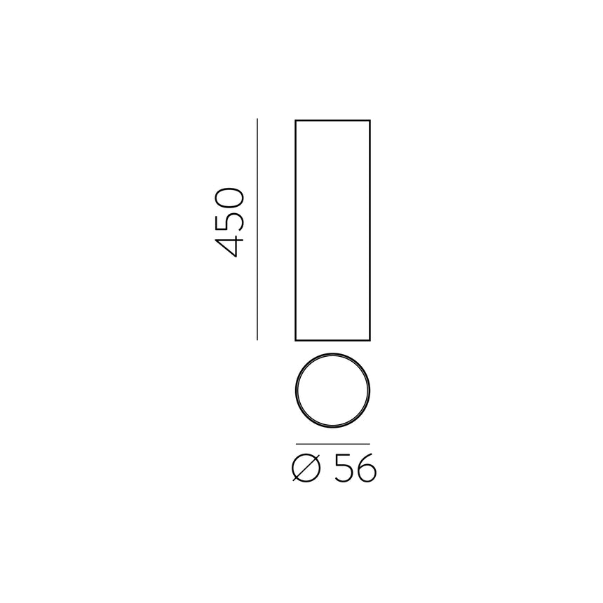 ACB Zoom Ceiling Light 3764/45 Textured Black, LED GU10 8W, P37642N