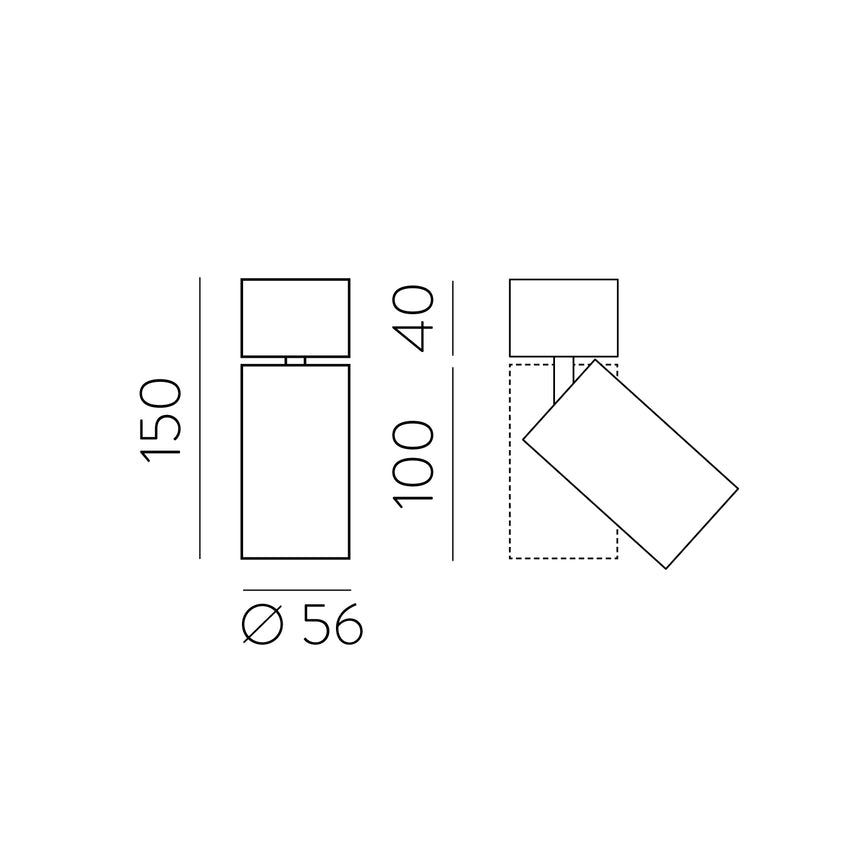 ACB Zoom Foco Negro Texturado GU10 8W Orientable F37640N