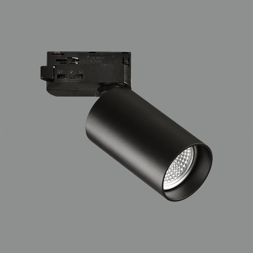 ACB Zoom 3764/10 Track light Negro Texturado, LED GU10 1x8W, CL.II T37640N