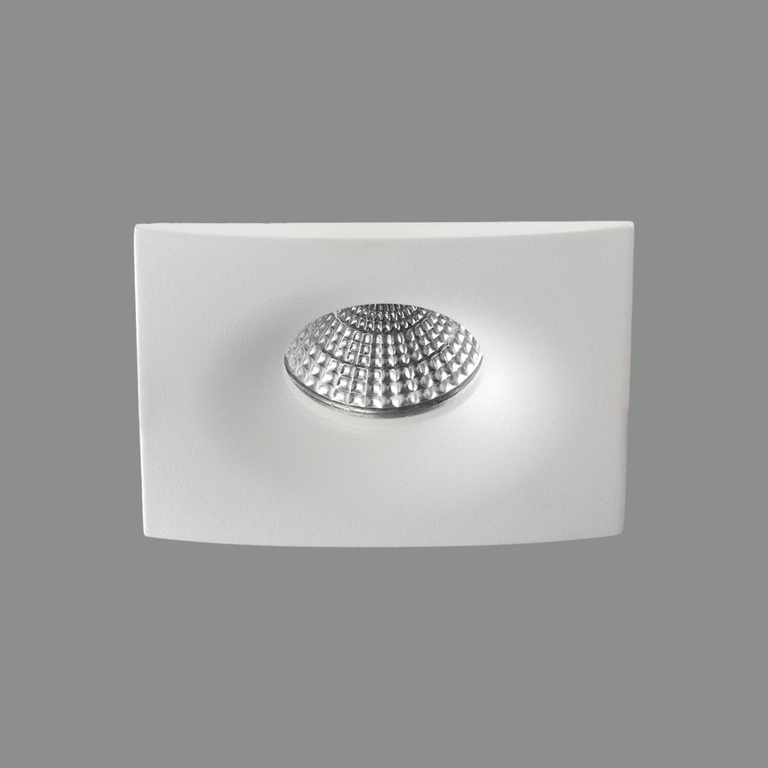ACB Doro Recessed Light 3789/10 Textured White, LED GU10 8W, I E37890B