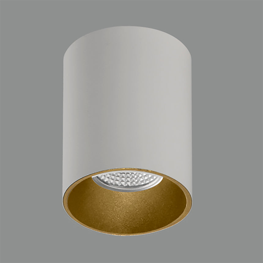ACB Soul Plafón LED blanco texturado oro satinado GU10 8W P37920BOS
