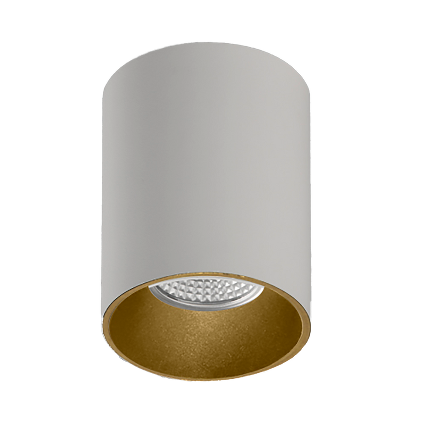 ACB Soul Plafón LED blanco texturado oro satinado GU10 8W P37920BOS