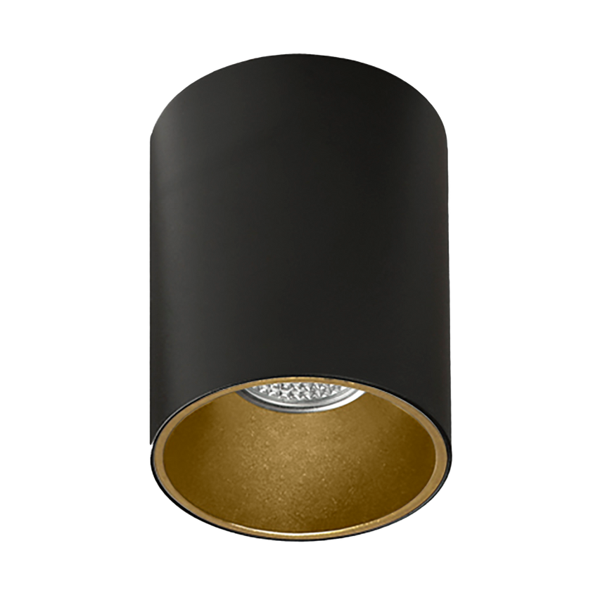 ACB Soul Ceiling Light 3792/8 Textured Black/Satin Gold, LED GU10 8W, P37920NOS