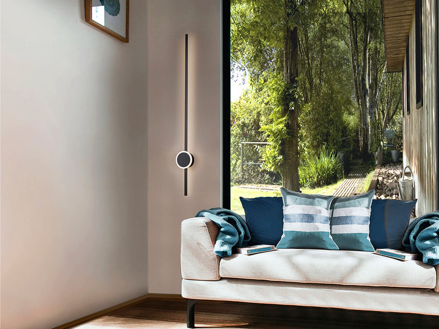 Schuller Online Aplique de pared 2 luces negro 379533