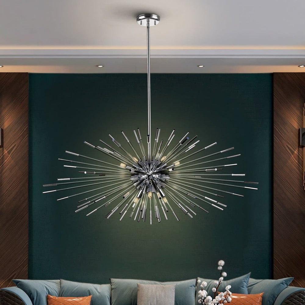 Schuller Evasion 9-Light Chrome Pendant Light 381628