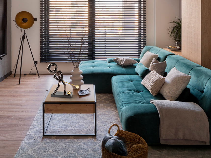 Figura decorativa Schuller Golf negro y dorado 29cm 381970