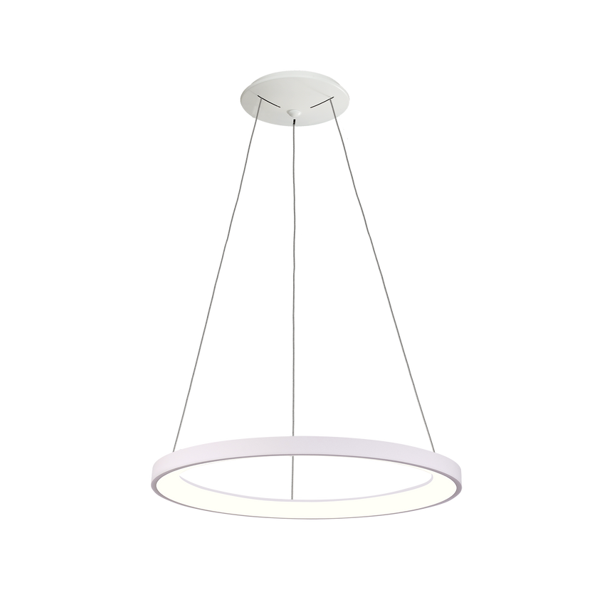 Lámpara de techo colgante ACB Grace blanco texturado Ø58cm regulable C3848272BDP - vista alternativa