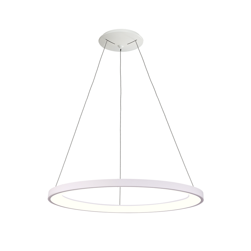 Lámpara de techo colgante ACB Grace blanco texturado Ø78cm C3848372B - vista alternativa