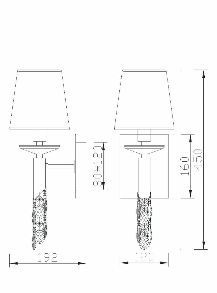 Mantra Tiffany Cuero Aplique dorado, cobrizo 3884