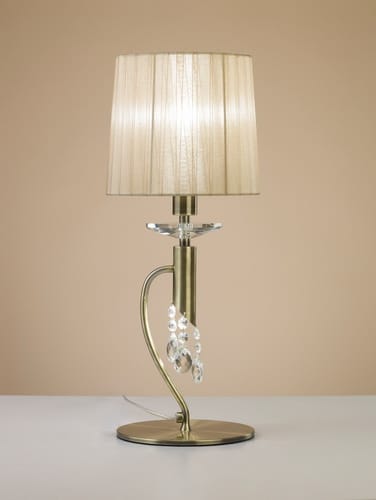 Mantra Tiffany Cuero Sobremesa dorado, cobrizo 3888