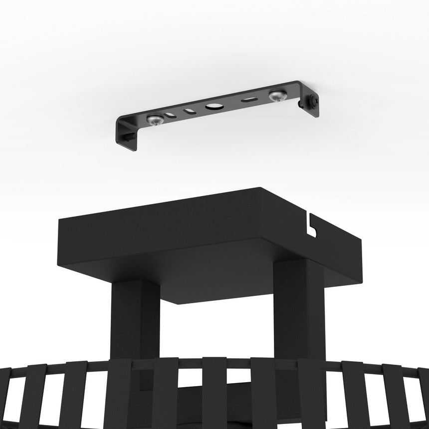 EGLO Bogota Plafón acero negro 390001